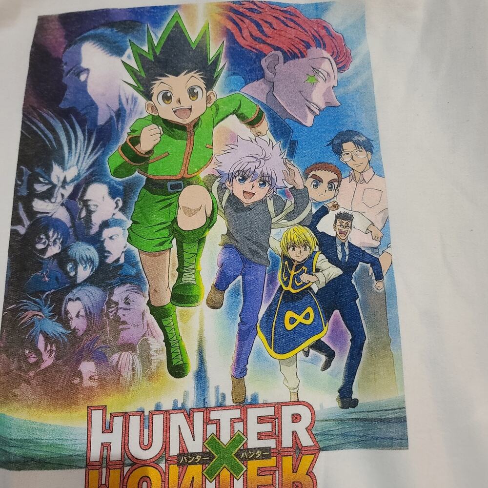 NWOT Hunter X Hunter Group Poster Hoodie in White - Size M - Picture 7 of 7